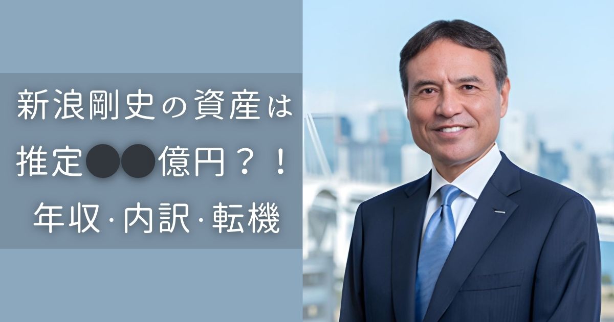 新浪剛史　資産