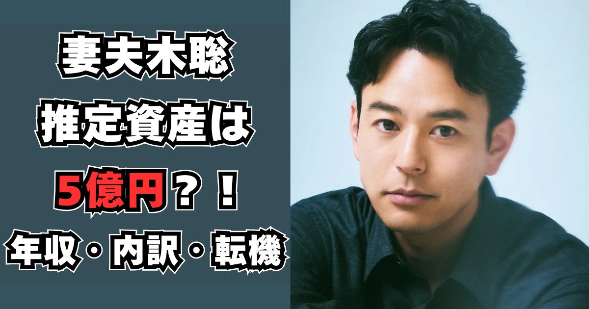 妻夫木聡　資産