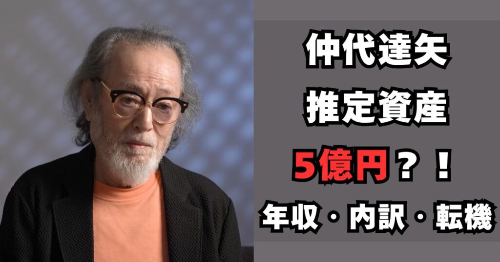 仲代達矢　資産