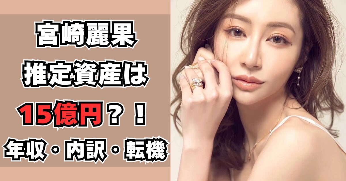 宮崎麗果　資産