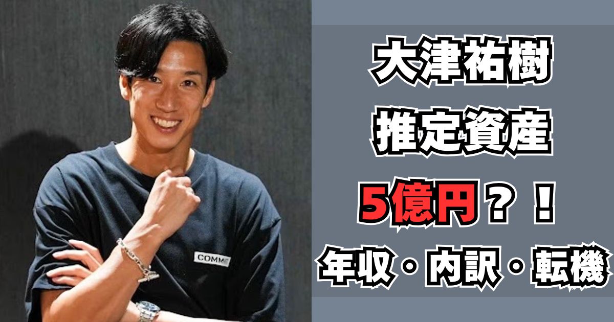 大津祐樹　資産