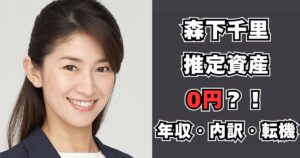 森下千里　資産