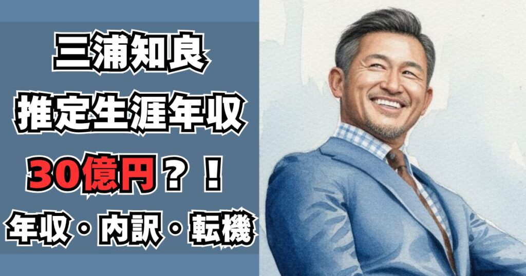 三浦知良　資産